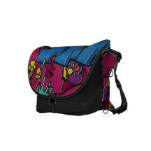 Colourful, funky and Urban Graffiti art Commuter Bag