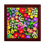 Colourful Garden Flowers Gift Box