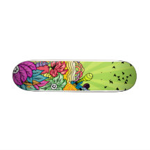 Colourful Garden Skate Boards
