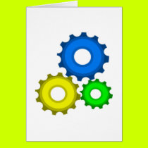 Colourful Gears cards