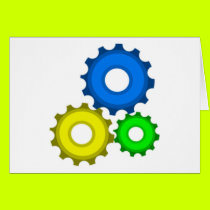 Colourful Gears cards