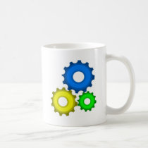 Colourful Gears mugs