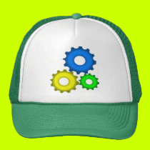 Colourful Gears hats