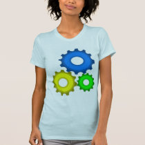 Colourful Gears t-shirts