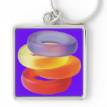 Colourful Gel Bracelets keychains