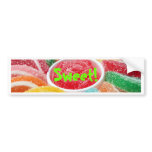 colourful gelly candy product bumper stickers
