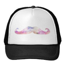 Colourful gentelman moustaches hipsters hats