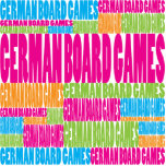 Colourful German Board Games photo sculptures