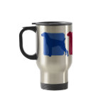Colourful German Shorthaired Pointer Silhouettes mugs