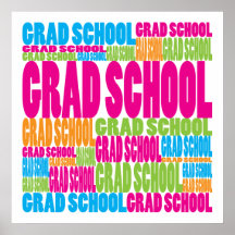 Colourful Grad School Posters