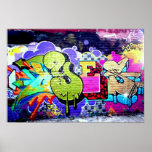 Colourful Graffiti Art posters
