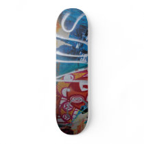 Colourful Graffiti Skateboard