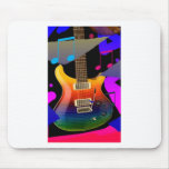 Colourful Guitar - Rock On! mousepads