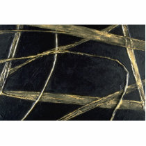 Colourful Haiku in Black and Gold Cut Outs