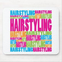 Colourful Hairstyling Mousepads