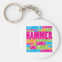 Colourful Hammer Key Chains
