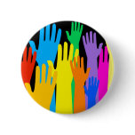 Colourful Hands buttons
