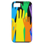 Colourful Hands iPhone 5 Covers