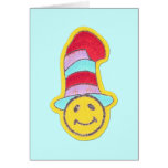 Colourful Happy Hippie Smiley Face cards