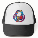 Colourful Headphones hats