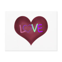 Colourful Heart with Love