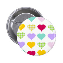 Colourful Hearts Pin
