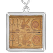 Colourful hieroglyphics, Karnak Temple, Honey Bee necklaces