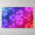 Colourful Holographic Flakes posters