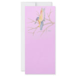 Colourful Humming Bird Rack Card rack cards