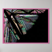 Colourful Ice Crystals Posters