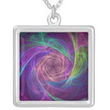 Colourful Infinity With Pink And Purple Custom Necklace
