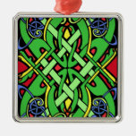 Colourful Irish Celtic Knot Christmas Tree Ornament