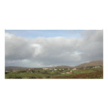 Colourful Irish Village Scene. Photo Card