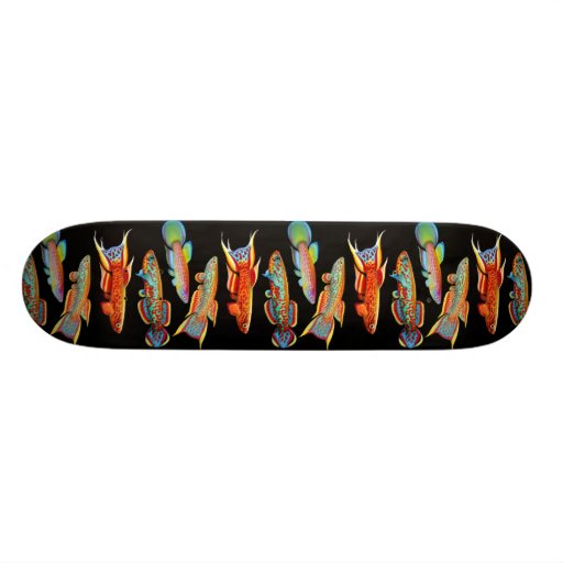 Colourful Killifish Skateboard