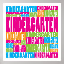Colourful Kindergarten Print
