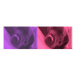 Colourful Labrador bookmark business cards