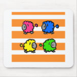 Colourful Lambs Mouse Pad