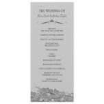 Colourful Leaves Wedding Ceremony Programs invitations