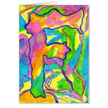 Colourful Letter F Greeting Card