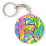 Colourful Letter F Keychains