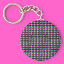 Colourful Lotus keychains
