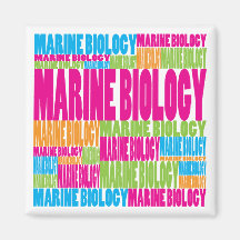 Colourful Marine Biology Refrigerator Magnet