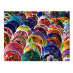 Colourful Mayan Bowls Postcard
