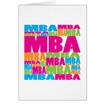 Colourful MBA Cards