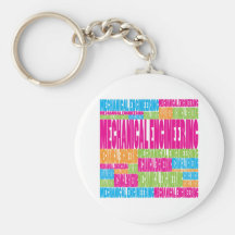 Colourful Mechanical Engineering Key Chain