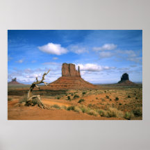 Colourful Monument Valley Mittens in Utah USA Print