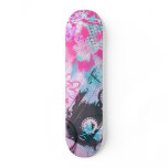 colourful music skateboards