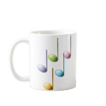 Colourful Musical Notes mugs