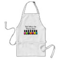 Colourful Nail Polish Bottles, Nail Salon aprons
