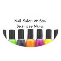 Colourful Nail Polish Bottles, Nail Salon